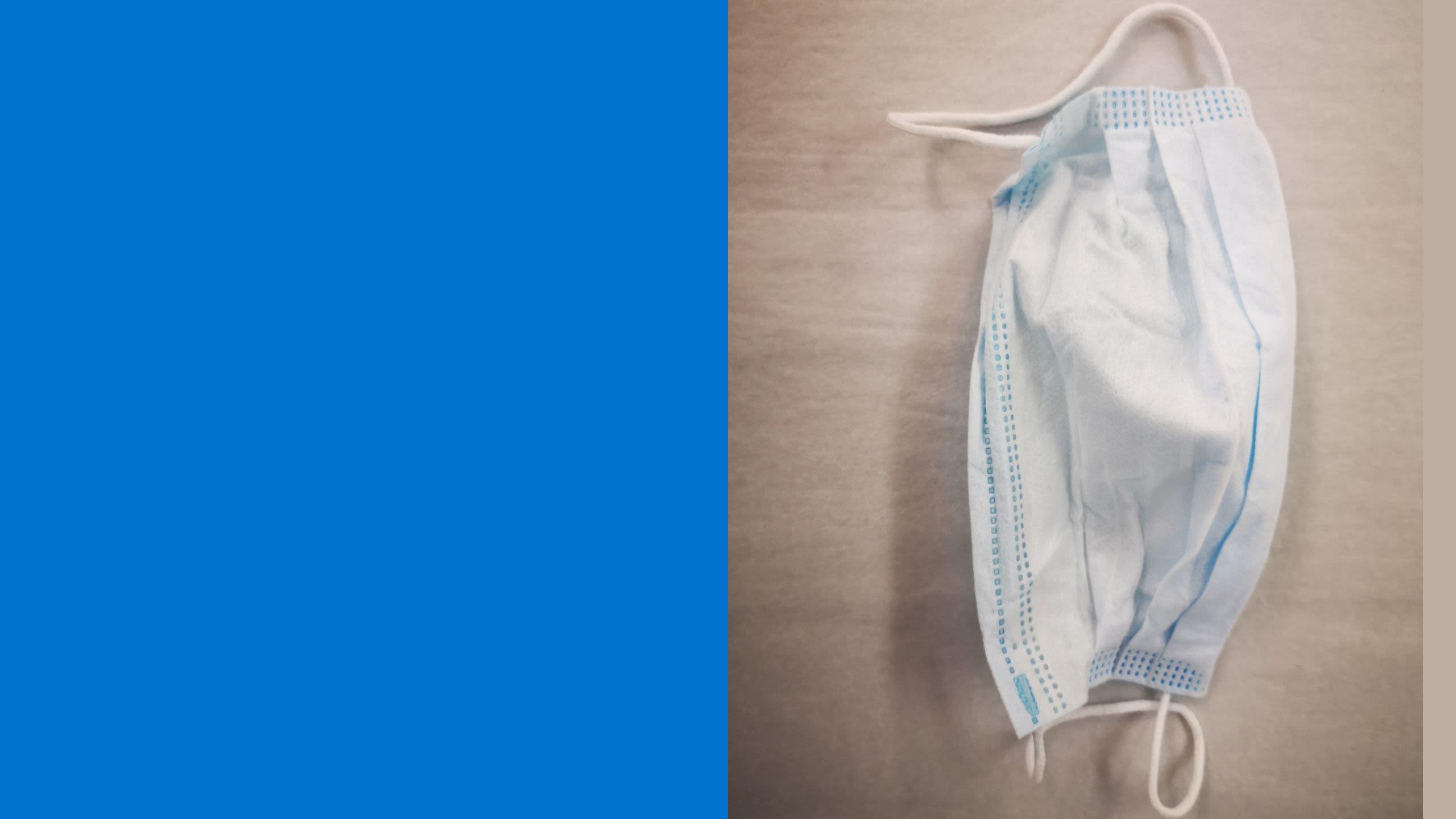 Disposable face covering (Inv: 18507)