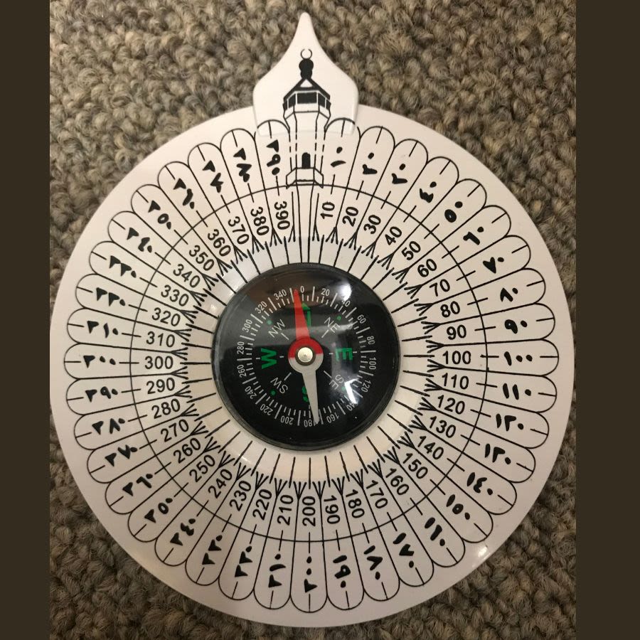 Qibla Indicator, Iraq, 2018 CE 1440 AH (Inv: 15783)