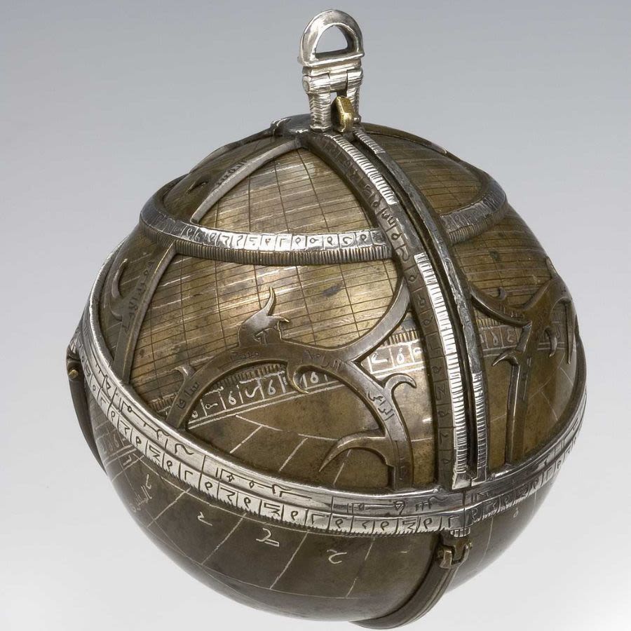 Spherical Astrolabe, by Musa, Ottoman, 1480/81 CE 885/6 AH (Inv: 49687)