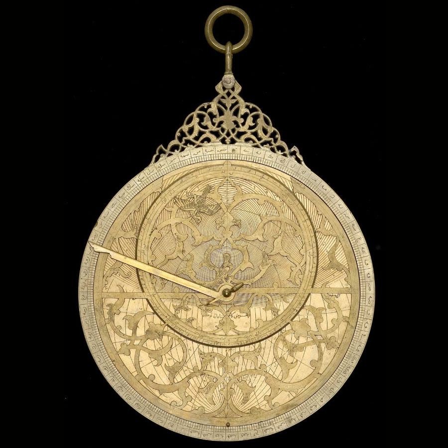Astrolabe, by Allah-dad, Lahore, c. 1570 CE 978 AH (Inv: 47376 )