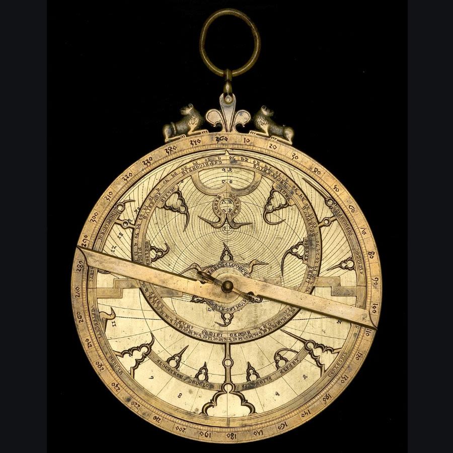 Hispano-Moorish Astrolabe, Spain, c. 1300 CE 700 AH (Inv: 45307)